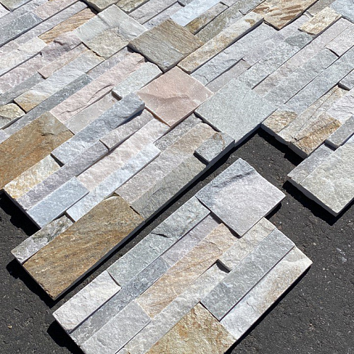 3d панели из натурального камня. Сланец бежевый (Модерн)