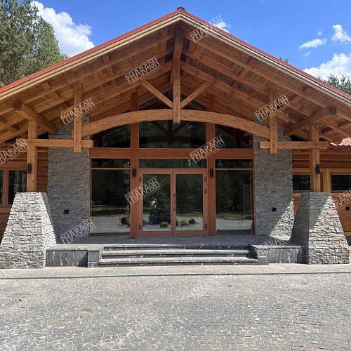 3d панели из натурального камня. Кварцит серо-зеленый (Грубый камень)