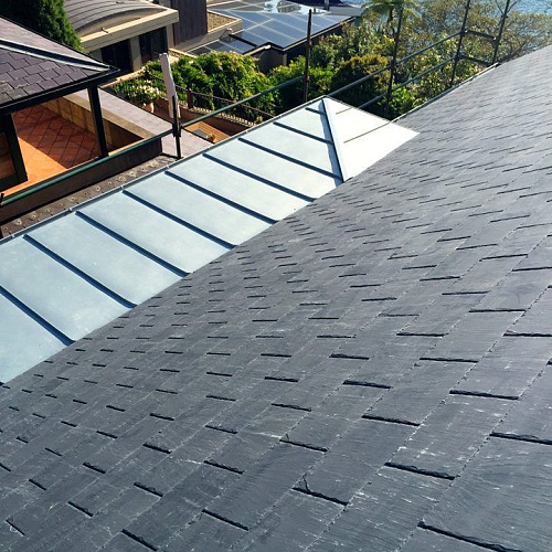 Сланец чёрный (натуральный скол) 100х300 мм.