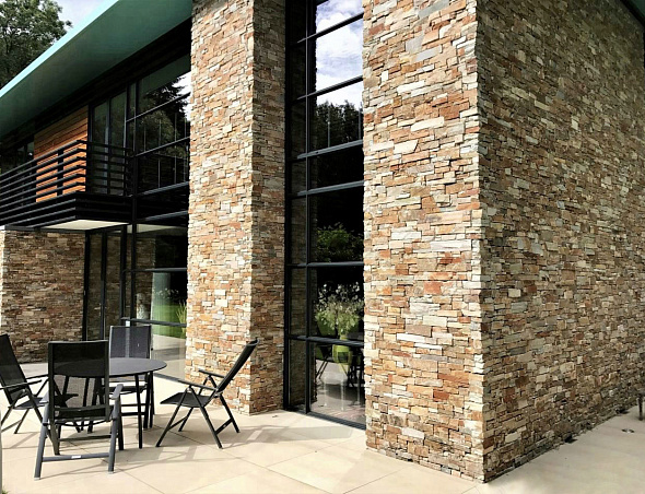 Натуральный облицовочный камень для фасадов