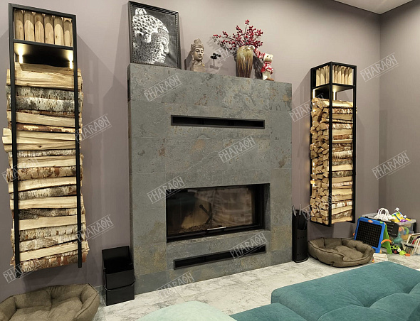 Натуральный отделочный камень для каминов