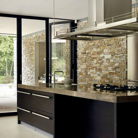 3d панели из натурального камня. Кварцит бежевый (Грубый камень)