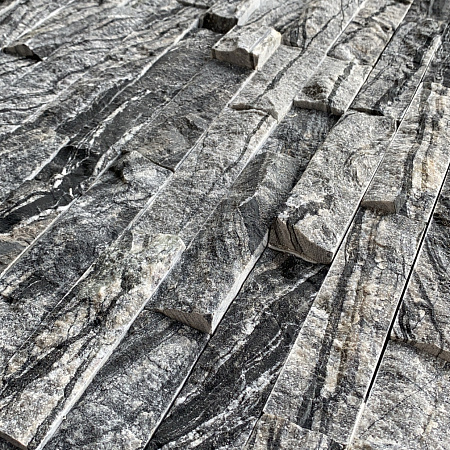 3d панели из натурального камня. Мрамор древесный серый (Классик)