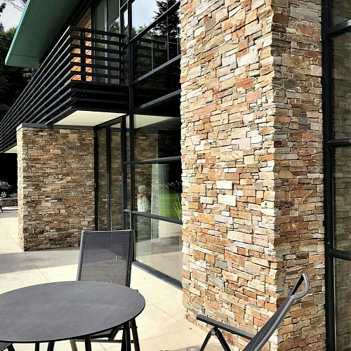 3d панели из натурального камня. Кварцит бежевый (Грубый камень)