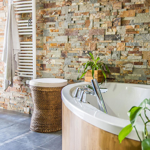 3d панели из натурального камня. Сланец мультиколор (Модерн)