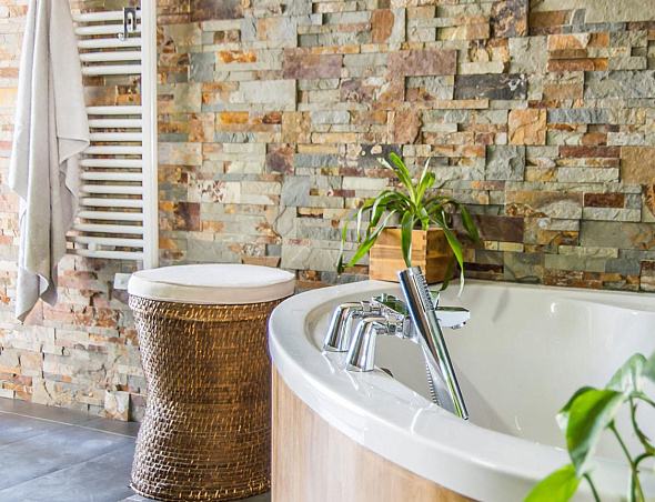 Натуральный отделочный камень для ванных комнат