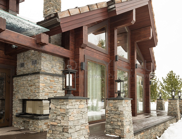 Натуральный облицовочный камень для фасадов