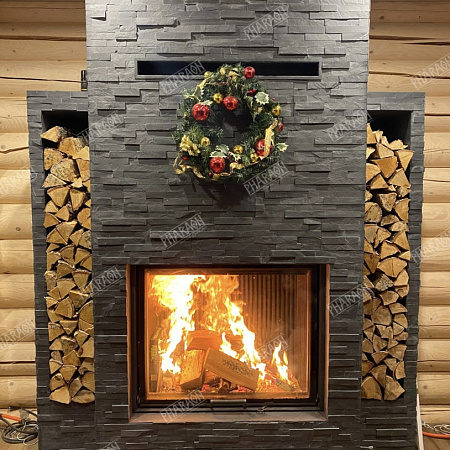 3d панели из натурального камня. Сланец чёрный (Классик)