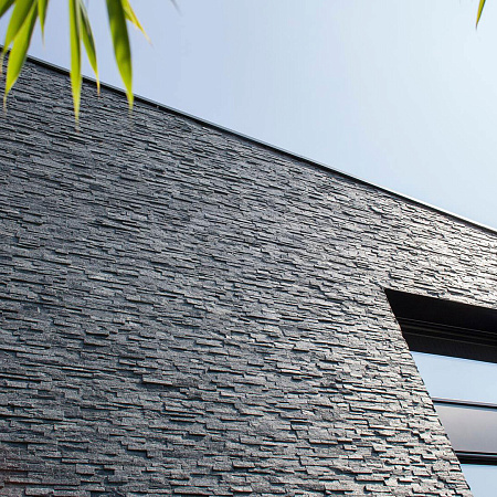 3d панели из натурального камня. Кварцит чёрный (Лайт)