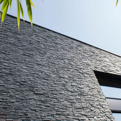 3d панели из натурального камня. Кварцит чёрный (Лайт)