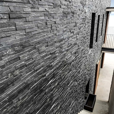 3d панели из натурального камня. Сланец чёрный (Классик)