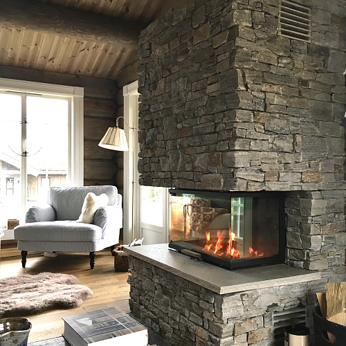 3d панели из натурального камня. Кварцит серо-зеленый (Грубый камень)