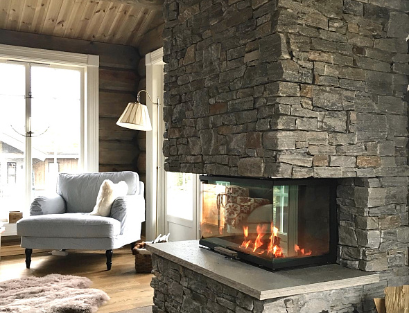 Натуральный отделочный камень для каминов