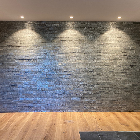 3d панели из натурального камня. Сланец Сильвер Грей (Модерн)