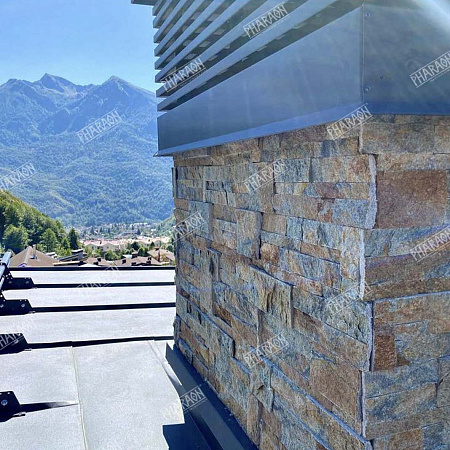 3Д панели из натурального камня. Кварцит мультиколор (Модерн)