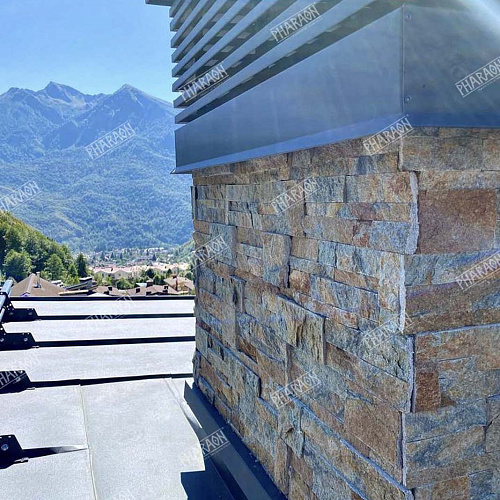 3d панели из натурального камня. Кварцит мультиколор (Модерн)