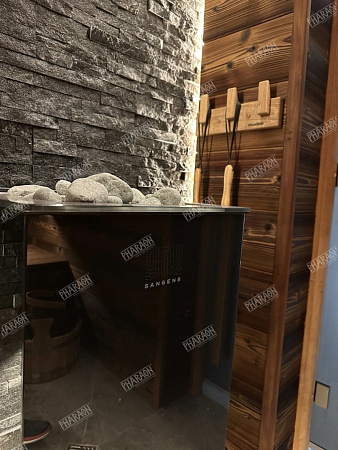 3d панели из натурального камня. Кварцит чёрный (Классик)