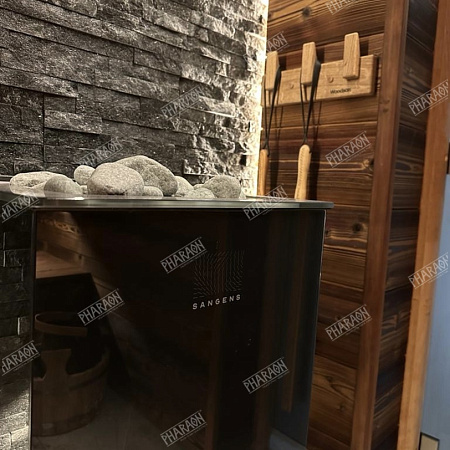 3d панели из натурального камня. Кварцит чёрный (Классик)