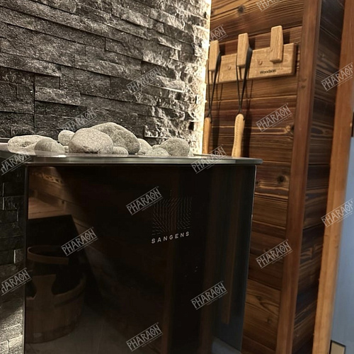 3d панели из натурального камня. Кварцит чёрный (Классик)