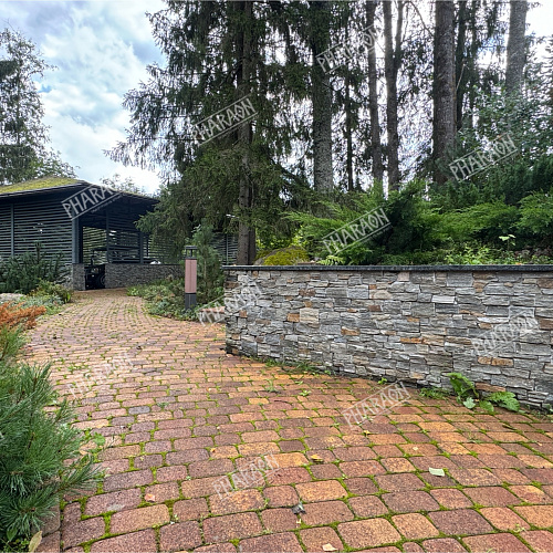 3d панели из натурального камня. Кварцит серо-зеленый (Грубый камень)