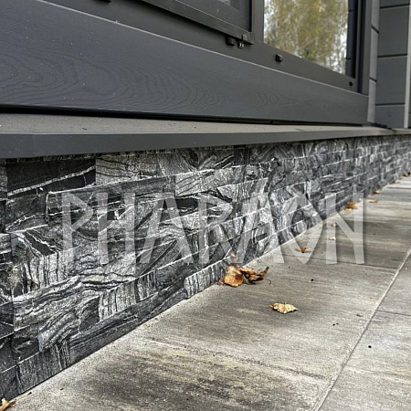 3d панели из натурального камня. Мрамор древесный серый (Классик)