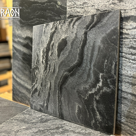 Сланец Сильвер Грей (полированный) 300х300