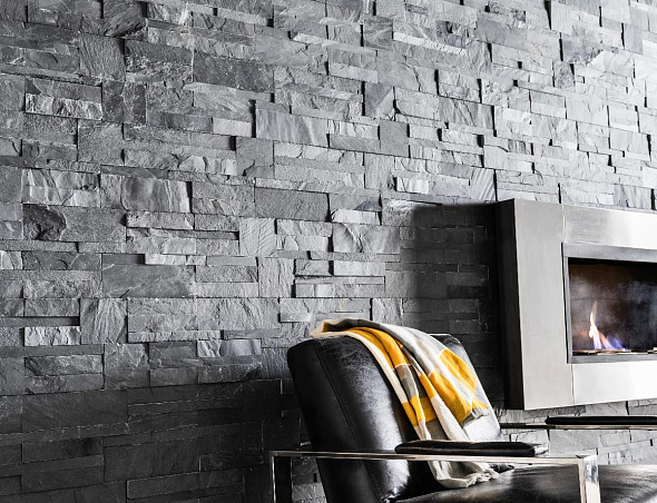 Натуральный отделочный камень для каминов