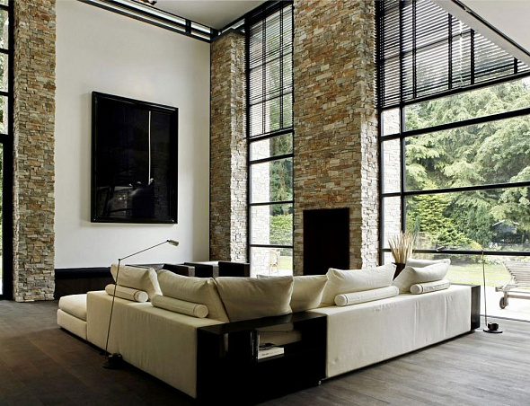 Натуральный отделочный камень для каминов