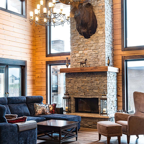 Кварцит серо-зеленый (Наружный угол)