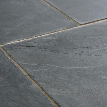 Сланец чёрный (натуральный скол) 300х600 мм.