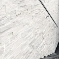 3d панели из натурального камня. Кварцит белый (Модерн)