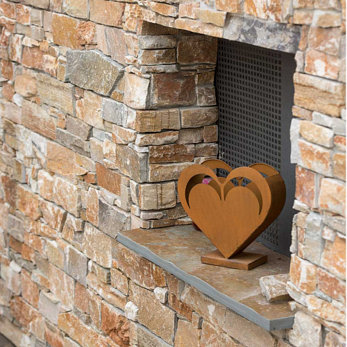 3d панели из натурального камня. Кварцит бежевый (Грубый камень)