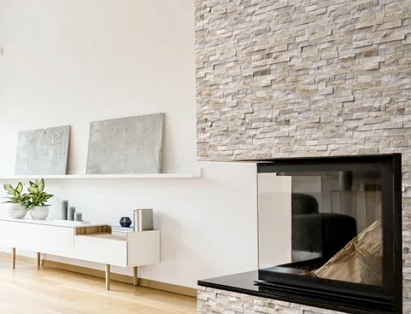 Натуральный отделочный камень для каминов