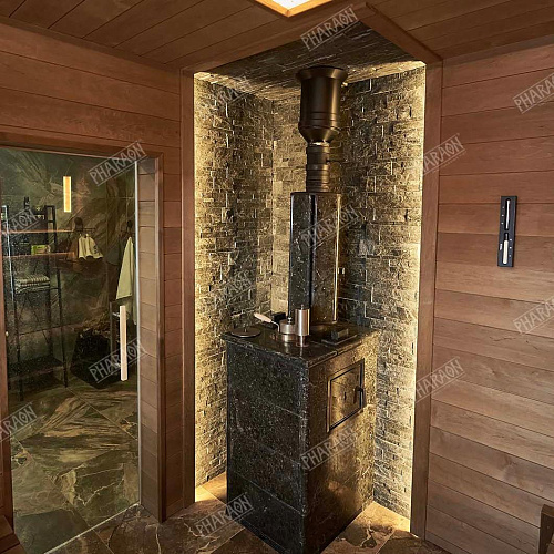 3d панели из натурального камня. Кварцит чёрный (Модерн) 