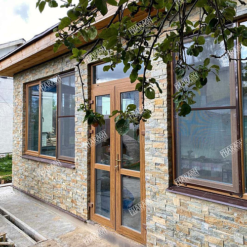 3d панели из натурального камня. Кварцит мультиколор (Модерн)