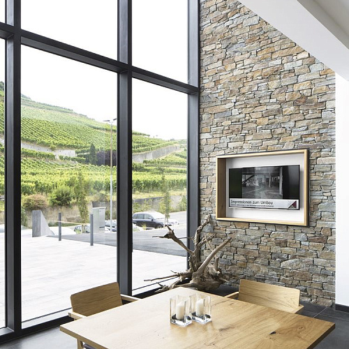 3d панели из натурального камня. Кварцит мультиколор (Грубый камень)