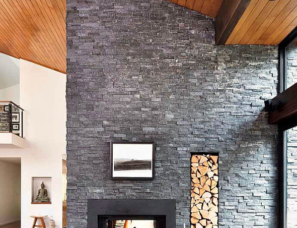 Натуральный отделочный камень для каминов