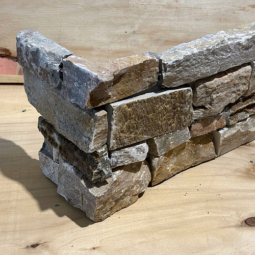 Кварцит бежевый (Наружный угол)