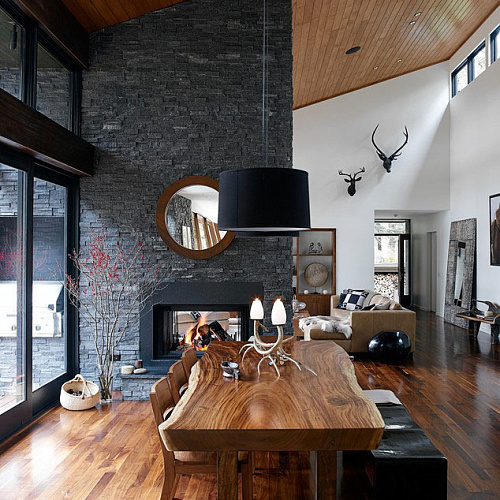 3d панели из натурального камня. Сланец чёрный (Неоклассик)