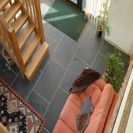 Сланец серый (натуральный скол) 600х600 мм.