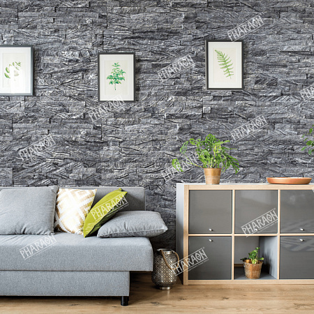 3d панели из натурального камня. Мрамор древесный серый (Неоклассик)