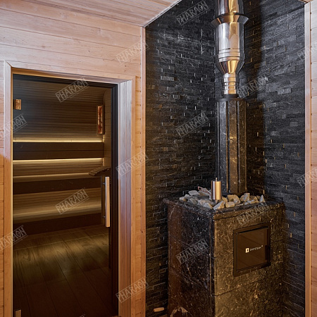 3d панели из натурального камня. Кварцит чёрный (Классик)