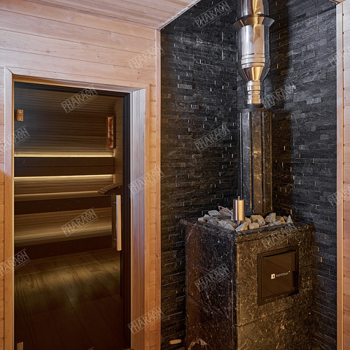 3d панели из натурального камня. Кварцит чёрный (Классик)