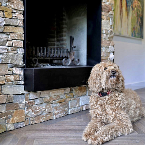 3d панели из натурального камня. Кварцит бежевый (Грубый камень)