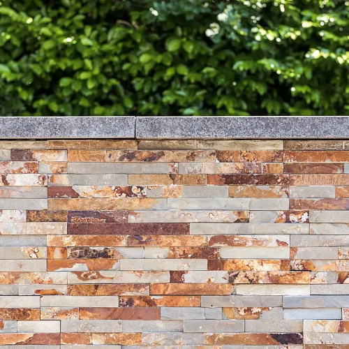 3d панели из натурального камня. Сланец мультиколор (Классик)