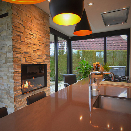 3Д панели из натурального камня. Сланец бежевый (Модерн)