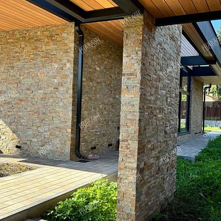 3Д панели из натурального камня. Кварцит мультиколор (Модерн)