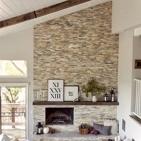 3d панели из натурального камня. Сланец бежевый (Лайт)