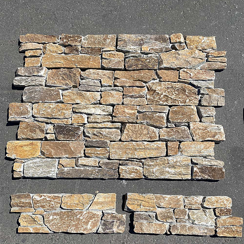 3d панели из натурального камня. Кварцит мультиколор (Грубый камень)