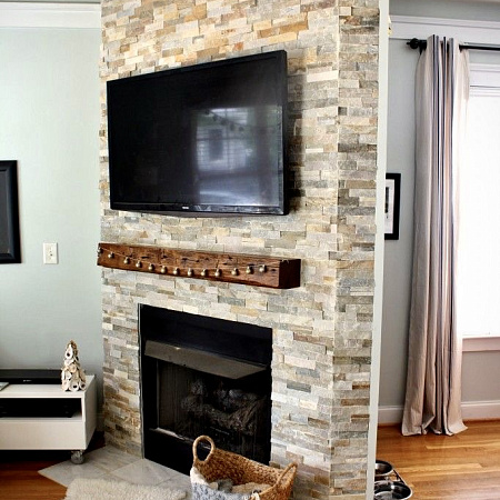 3d панели из натурального камня. Сланец бежевый (Классик)